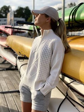 Bilde av Kvitholmen Zip-Up Sweater women